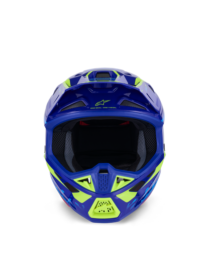 Sm7 Deed Helmet Blue/Ylw Fluo Glossy 2x