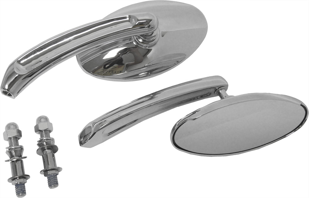Mirrors Chrome Oval Chrome