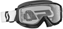 Split Otg Goggle Black/White W/Clear Works Lens