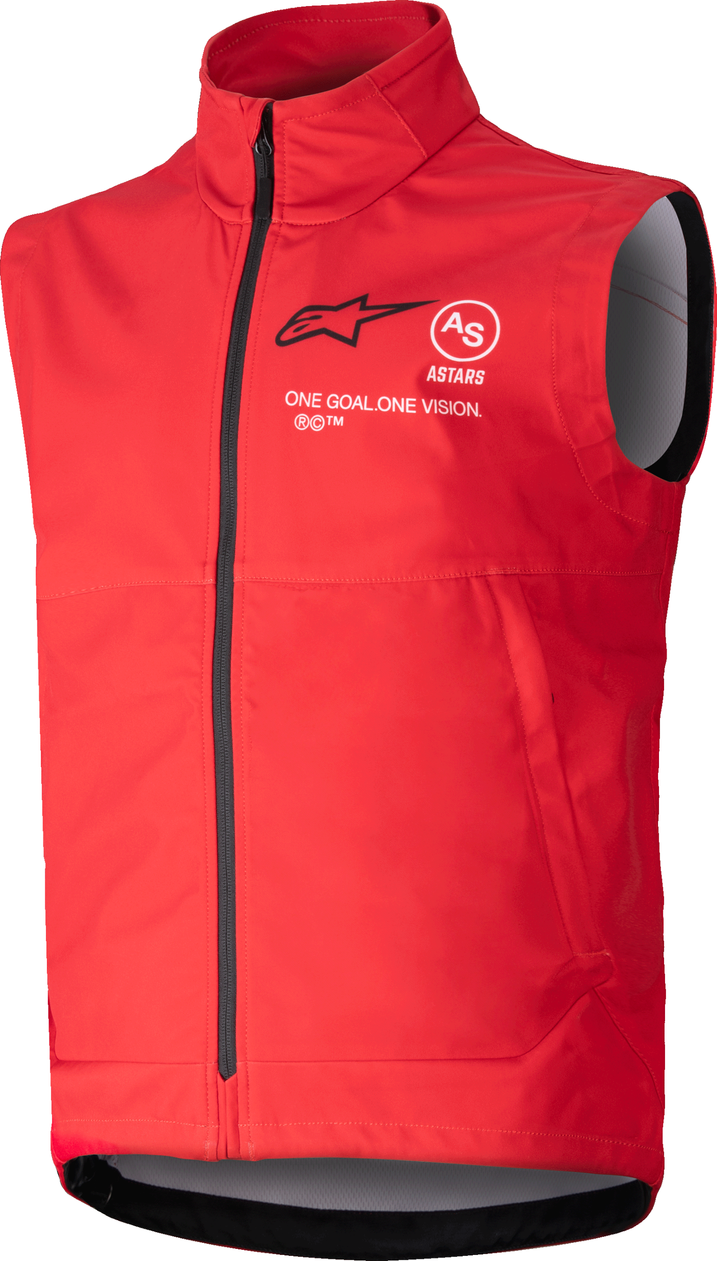 Youth Techstar Softshell Vest Bright Red Lg
