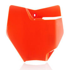 Front Number Plate Orange