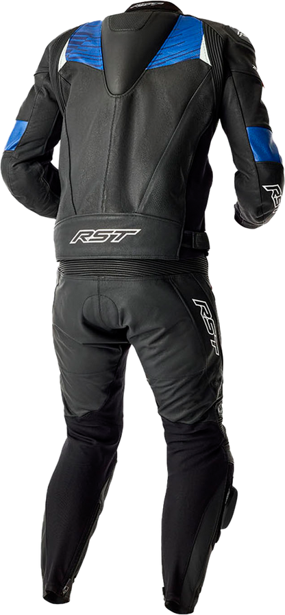 Tractech Evo D3o Jacket Blk/Blue Leather Xl