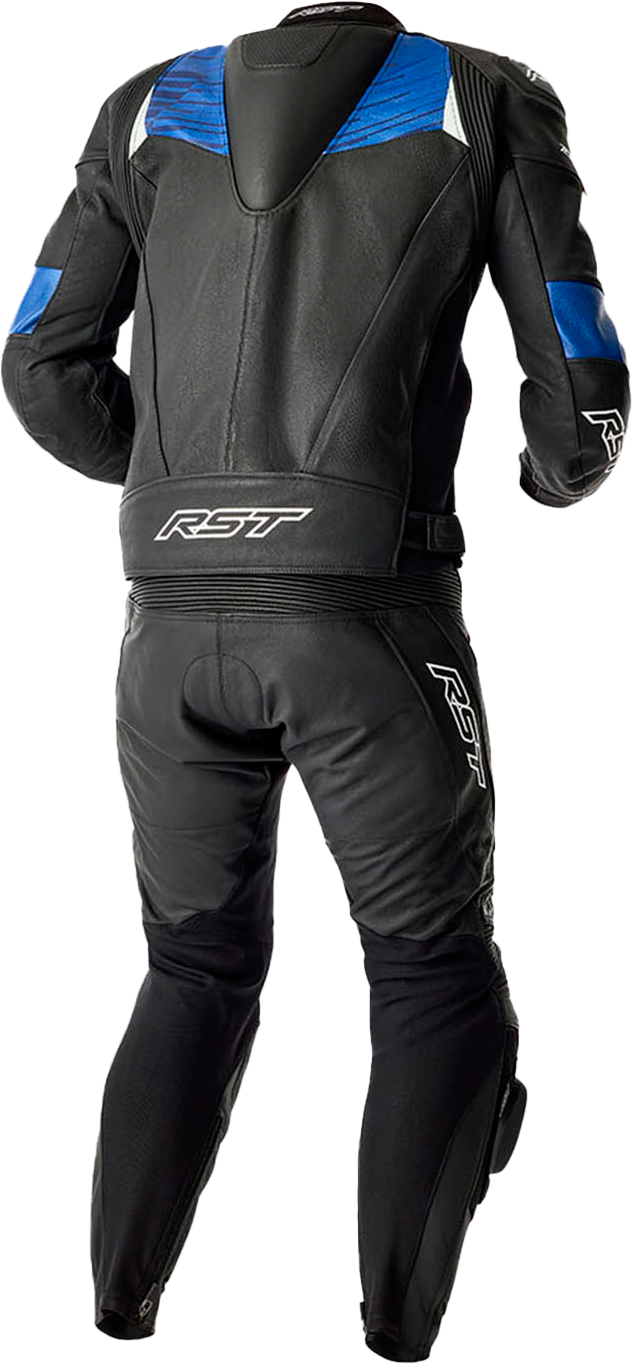 Tractech Evo D3o Jacket Blk/Blue Leather 2x