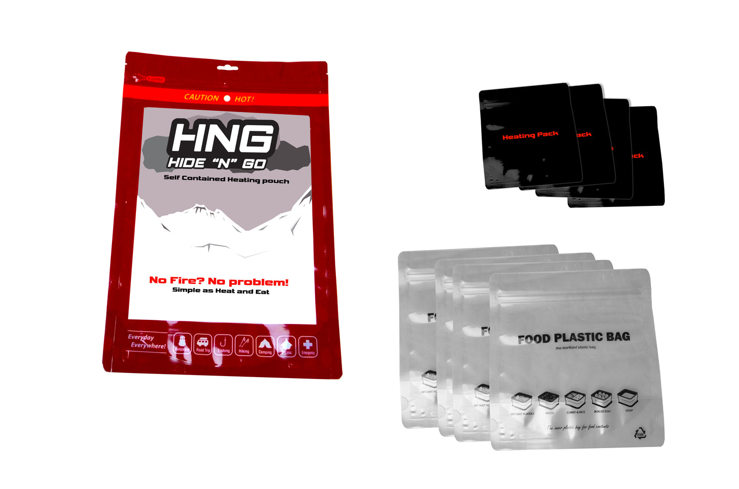 Hide 'N' Go Heat And Eat Kit