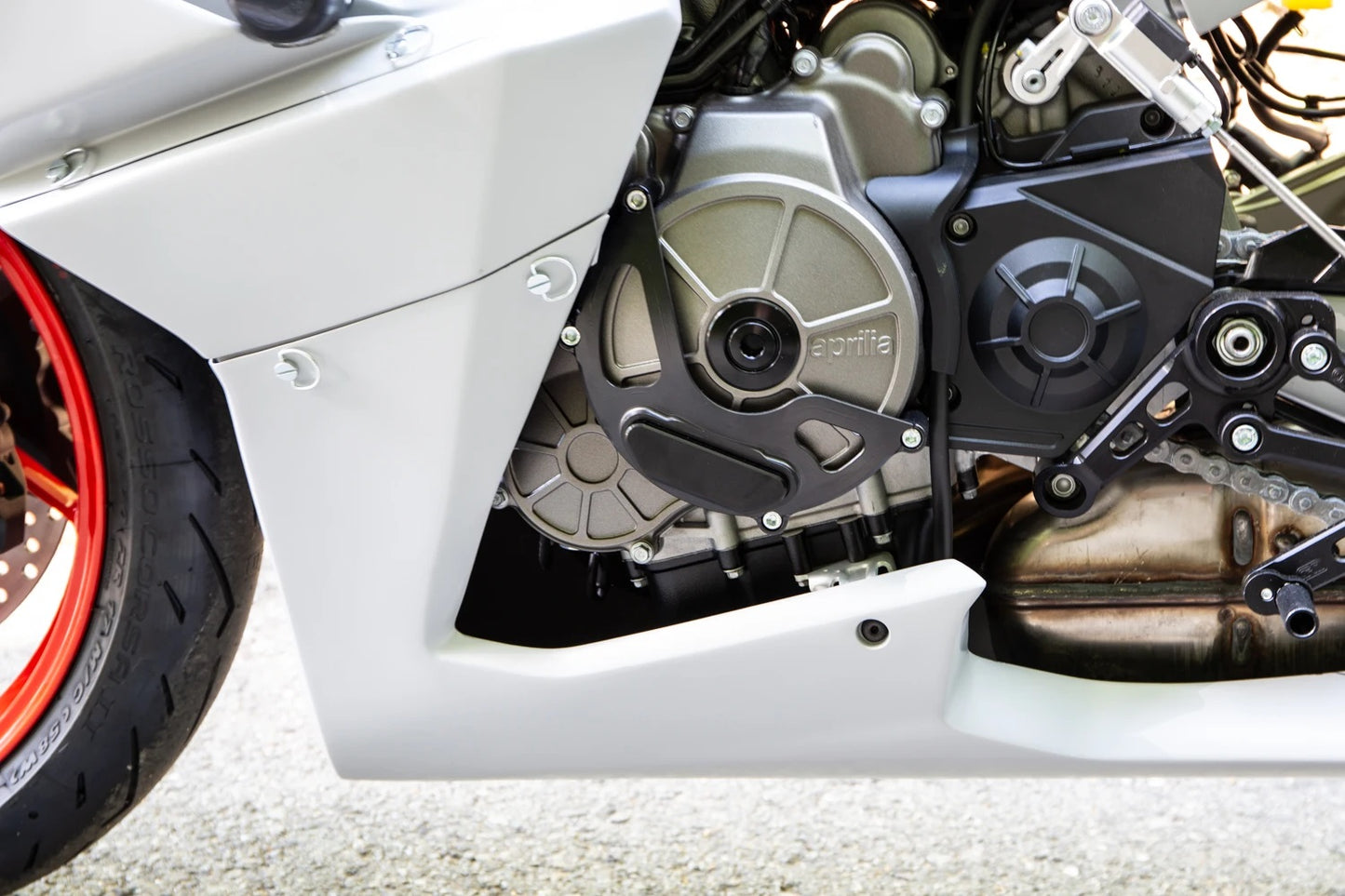 WOODCRAFT LHS Stator Cover Protector Assembly for Aprilia RS / Tuono 660