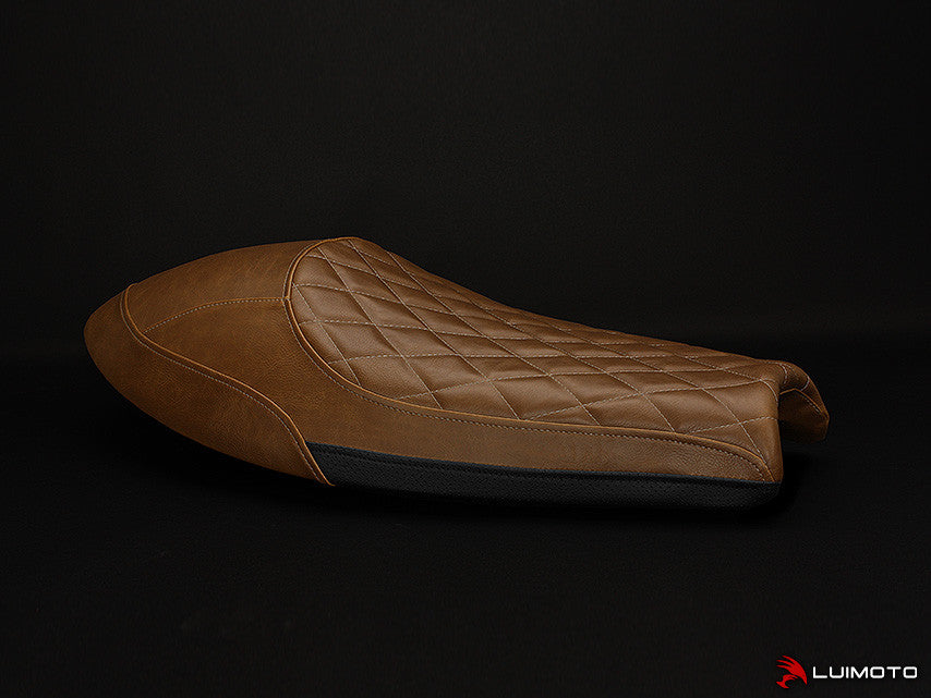 LUIMOTO Vintage DIAMOND Seat Covers for the Triumph THRUXTON 1200 / R (2016+)