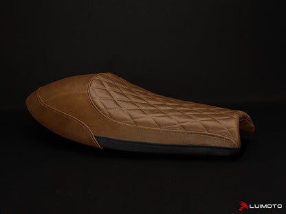 LUIMOTO Vintage DIAMOND Seat Covers for the Triumph THRUXTON 1200 / R (2016+)
