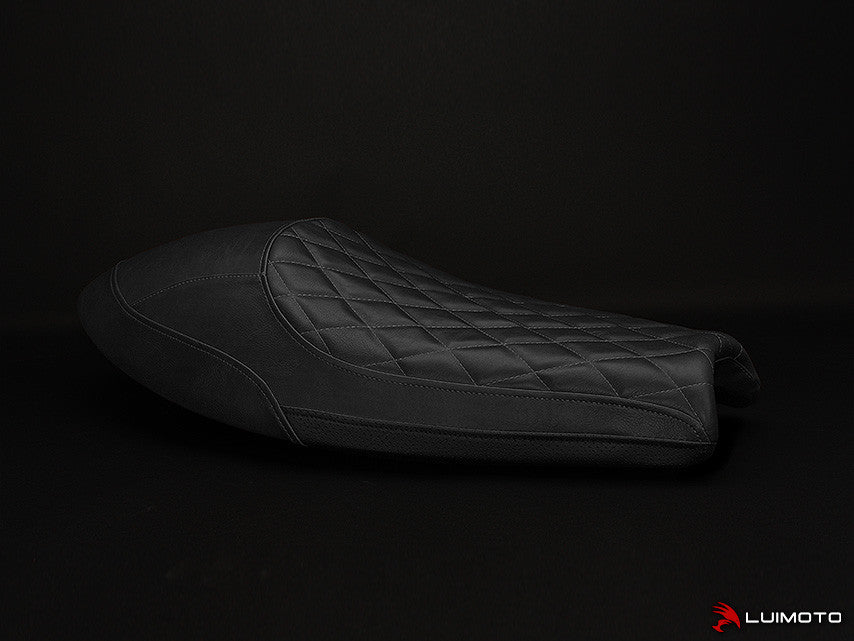 LUIMOTO Vintage DIAMOND Seat Covers for the Triumph THRUXTON 1200 / R (2016+)