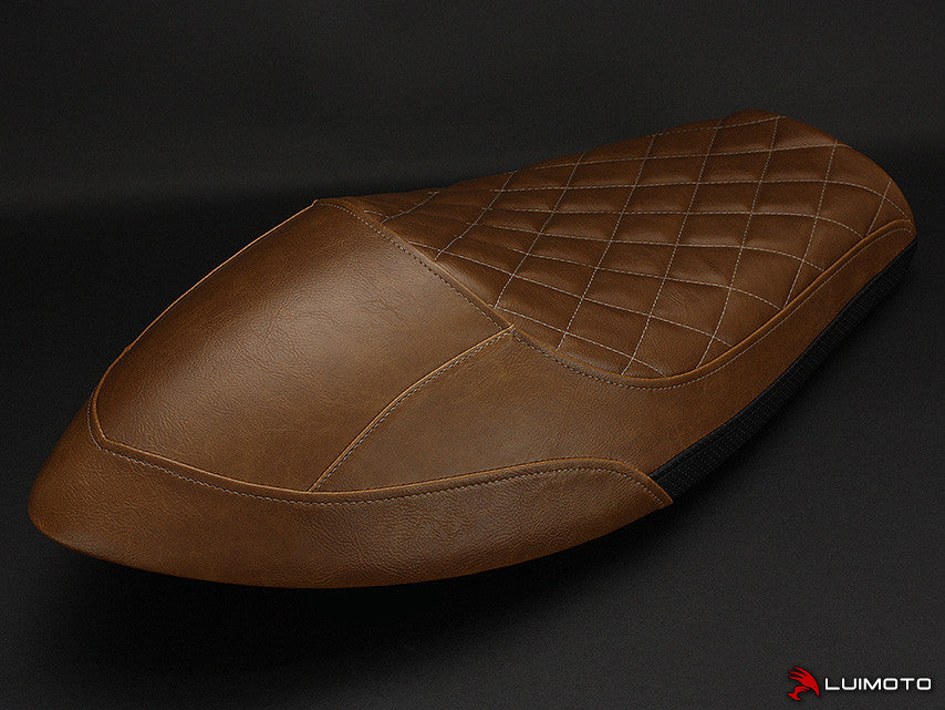 LUIMOTO Vintage DIAMOND Seat Covers for the Triumph THRUXTON 1200 / R (2016+)