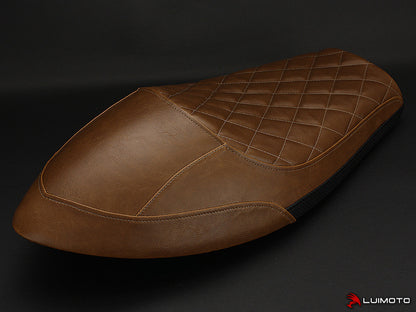 LUIMOTO Vintage DIAMOND Seat Covers for the Triumph THRUXTON 1200 / R (2016+)