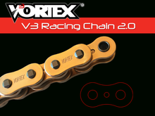 Vortex Racing V3 2.0 Chain 525SX3-118- Gold