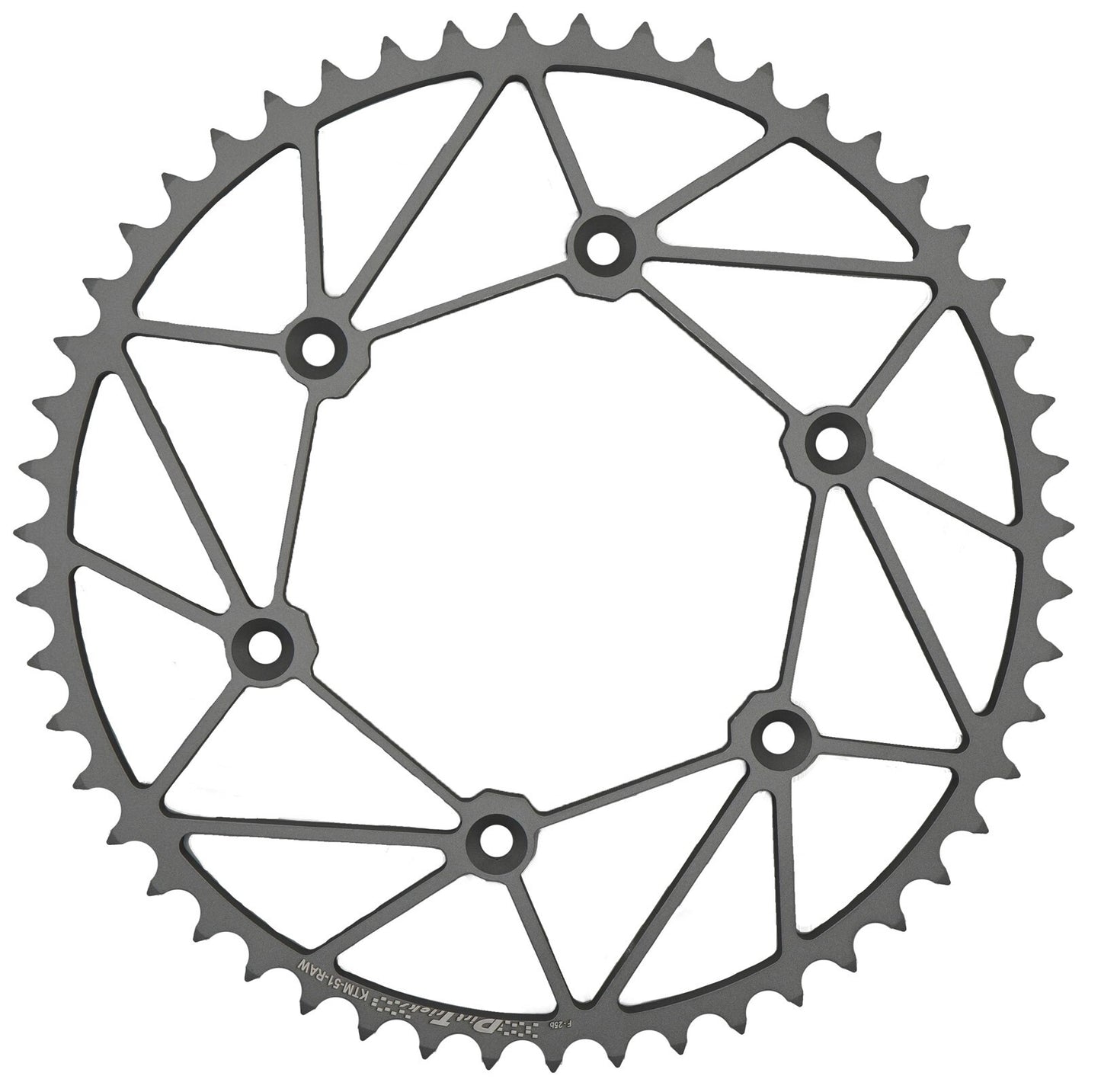 Rear Sprocket Chromoly Stl/Zir 51t 520 Chromatic Ktm/Husq