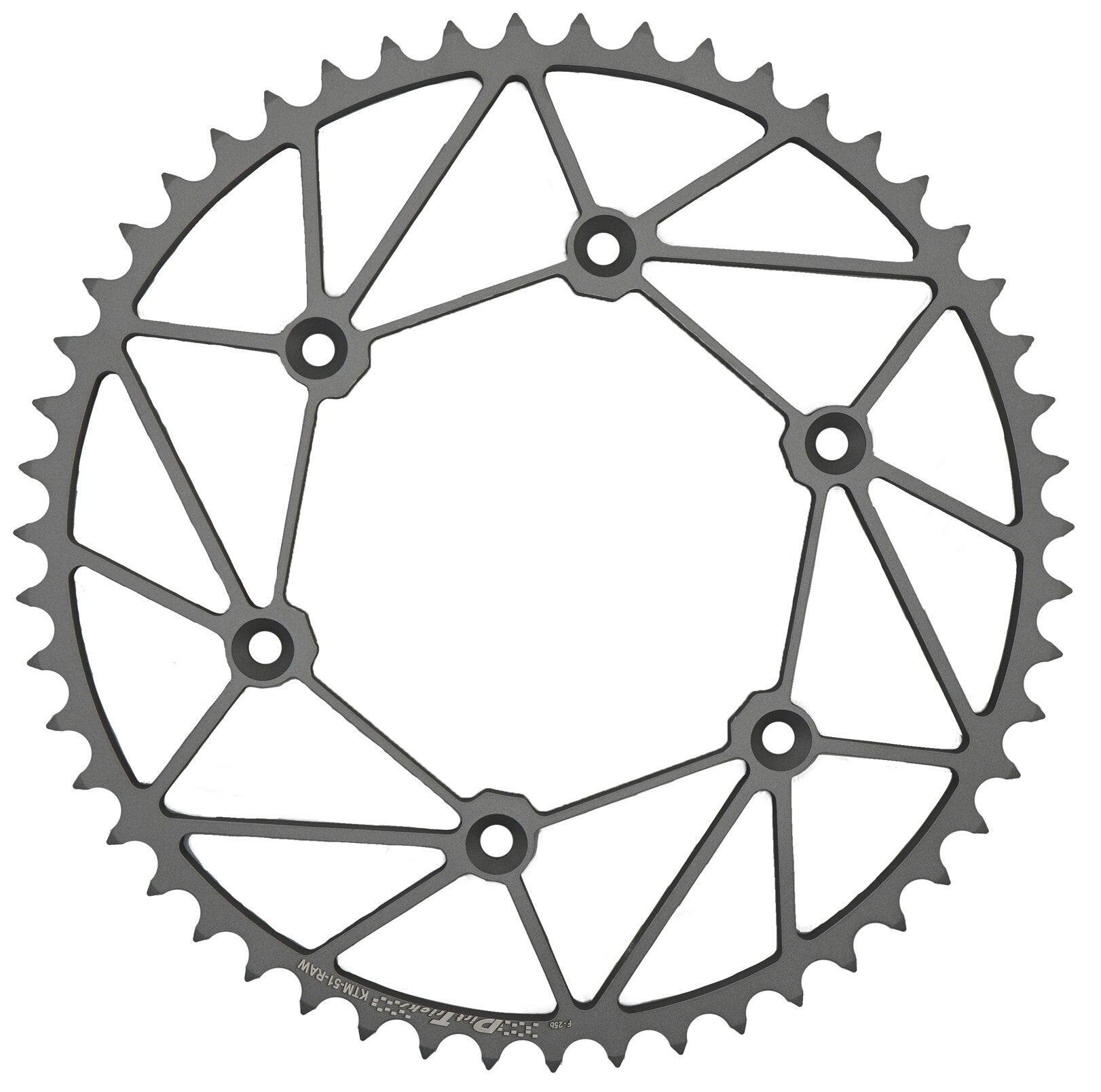 Rear Sprocket Chromoly Stl/Zir 51t 520 Chromatic Ktm/Husq