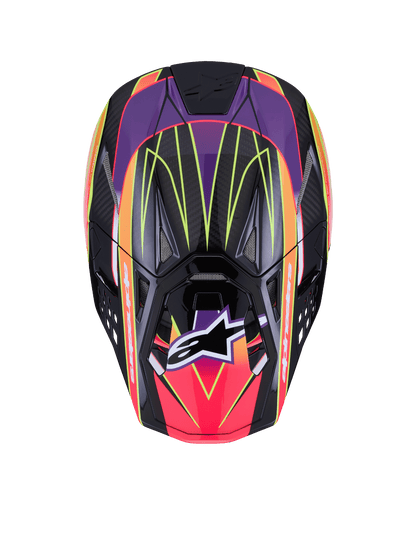 Supertech S M10 Era Helmet Pnk/Violet/Ylw Fluo Glossy Xl