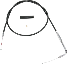DRAG SPECIALTIES Black Vinyl Idle Cable - 48" 4343148B