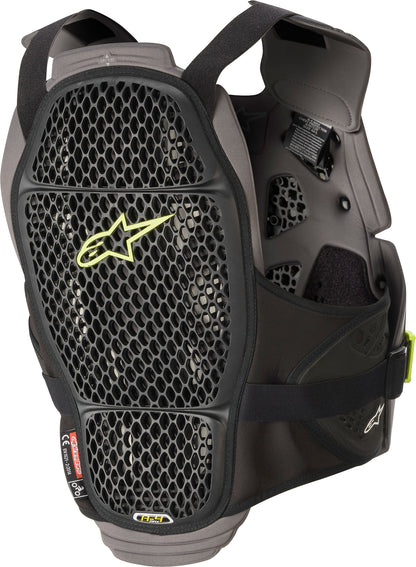 A 4 Max Chest Protector Blk/Anth/Fluo Ylw Xl/2x