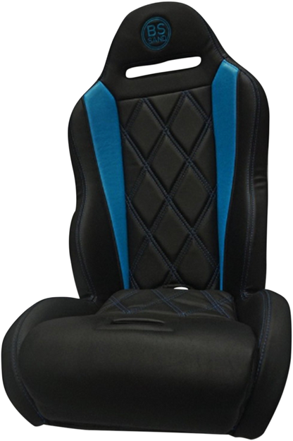 BS SAND Performance Seat - Big Diamond - Black/Titanium Blue - Maverick X3 '17-'20 PEBUTBBDC