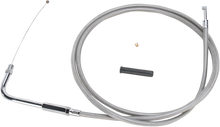 DRAG SPECIALTIES Stainless Braided Throttle Cable - 54" 5331154B