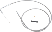 DRAG SPECIALTIES Stainless Braided Throttle Cable - 56" 5331156B