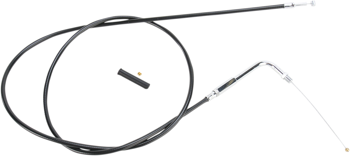 DRAG SPECIALTIES Black Vinyl Throttle Cable - 54" 4331154B
