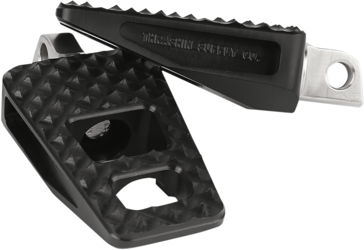 THRASHIN SUPPLY CO. Front/Rear P-54 Foot Pegs - Black - 2.25" TSC-2020-1