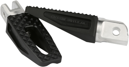 THRASHIN SUPPLY CO. Front P-54 Slim Foot Pegs - Black TSC-2028-1