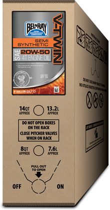 V Twin Semi Syn Engine Oil 4t 20w50 6gal Bib