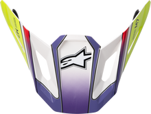 ALPINESTARS SM7 Visor - Fuse - ECE 22.06 - White/Yellow/Purple Fluo 8981126-2054-OS