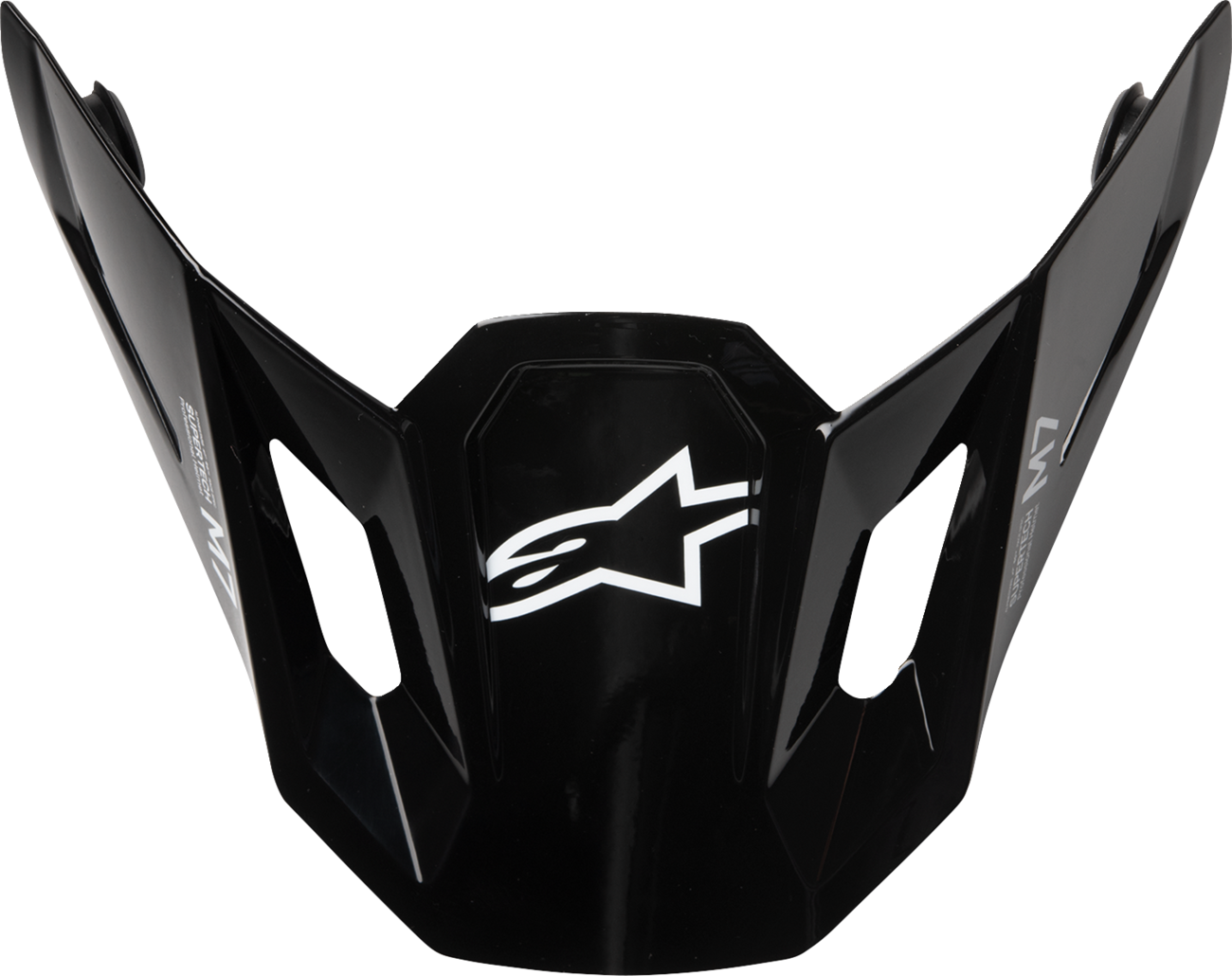 ALPINESTARS SM7 Visor - Solid - ECE 22.06 - Gloss Black 8980826-1180-OS