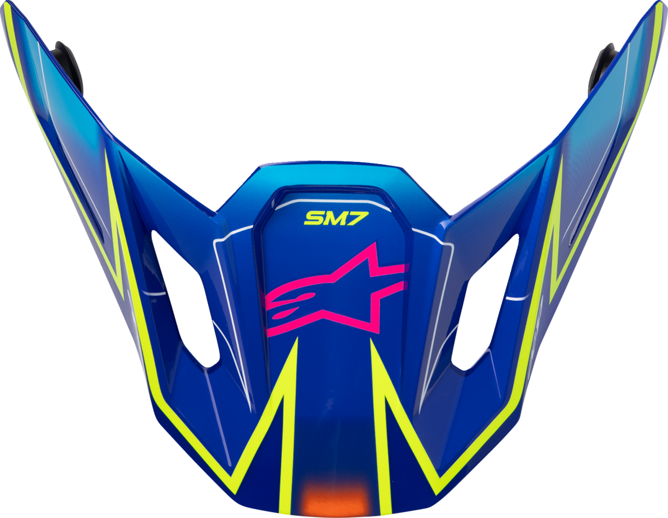 ALPINESTARS SM7 Visor - Cast - ECE 22.06 - Blue/Pink/Yellow 8981426-7254-OS