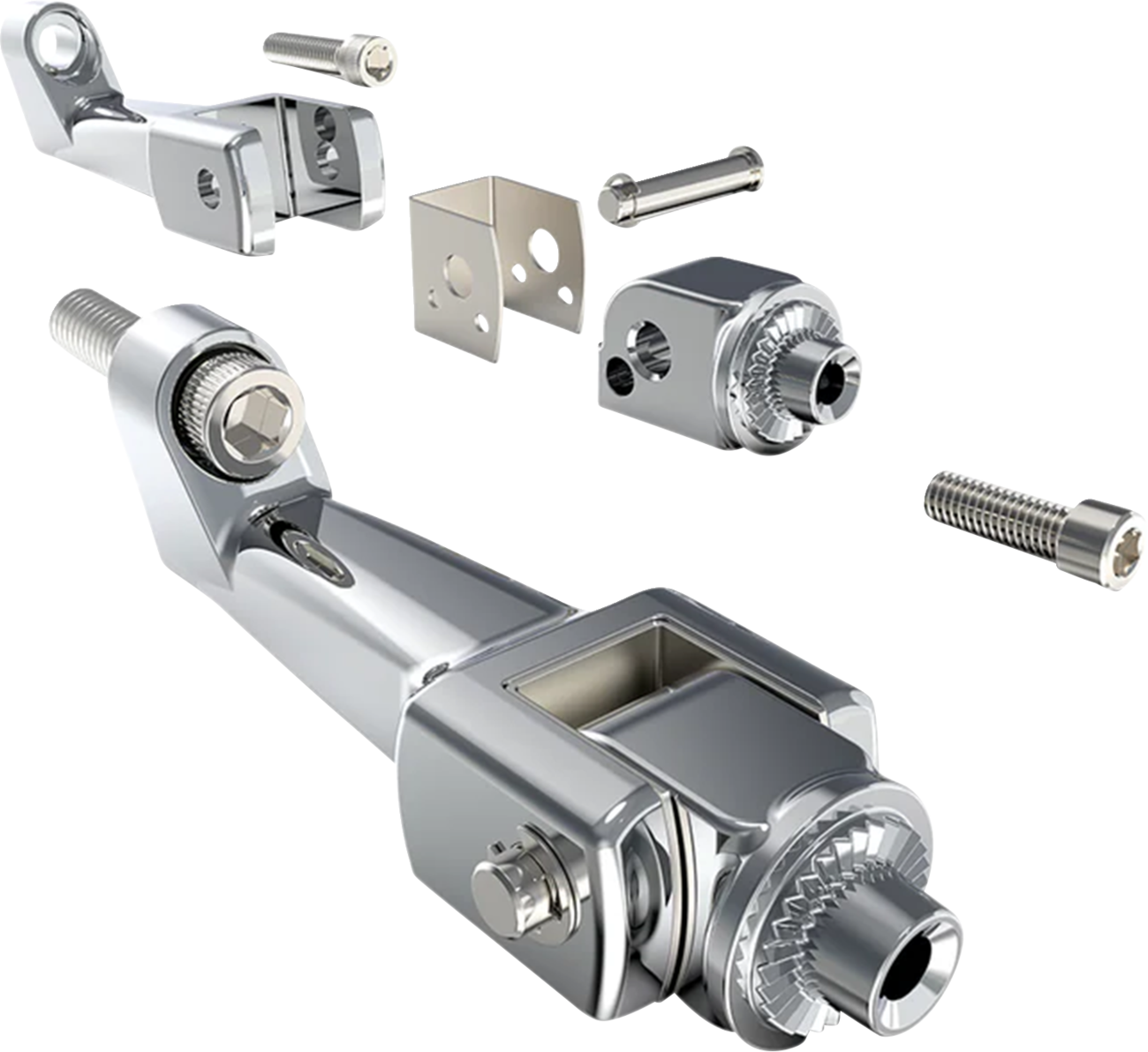 CIRO Floorboard Mounting Brackets - Passenger - Chrome 61807