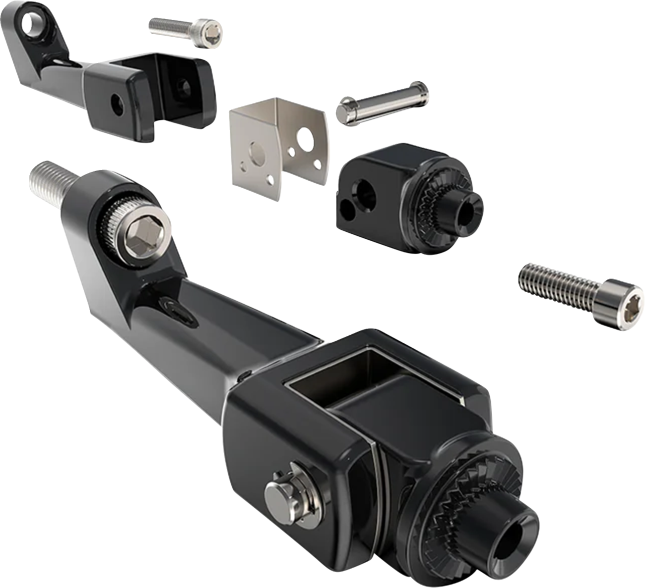 CIRO Floorboard Mounting Brackets - Passenger - Black 61827
