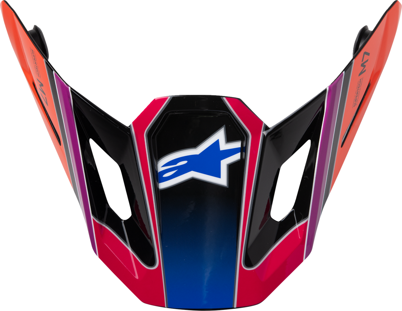 ALPINESTARS SM7 Visor - Fuse - ECE 22.06 - Blue/Purple/Pink 8981126-7256-OS
