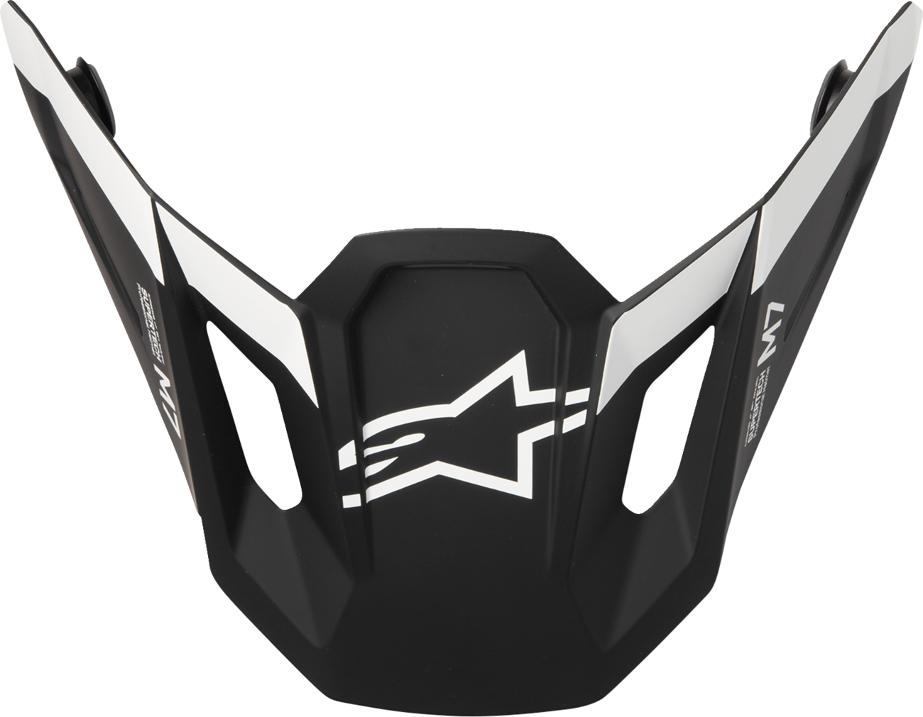 ALPINESTARS SM7 Visor - Dasher - ECE 22.06 - Black/Matte White 8981226-1121-OS