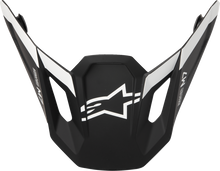 ALPINESTARS SM7 Visor - Dasher - ECE 22.06 - Black/Matte White 8981226-1121-OS