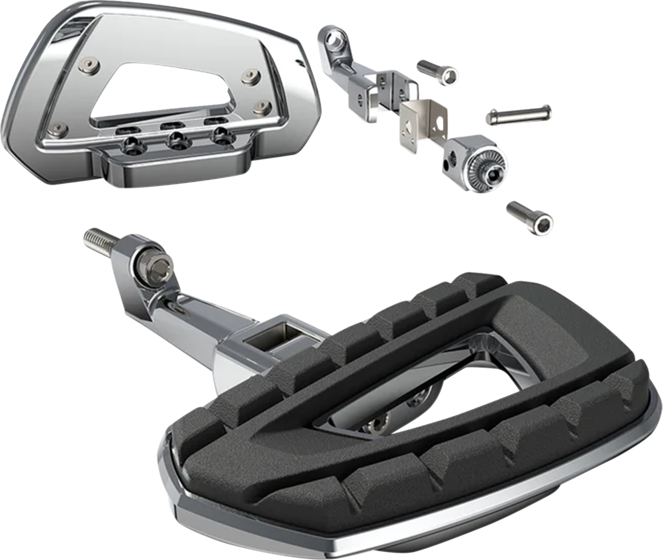 CIRO Chicane™ Mini Floorboards - with Passenger Brackets - Chrome 61803