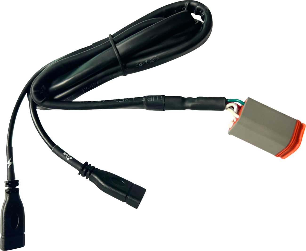 CUSTOM DYNAMICS CarPlay Y-Harness PLUS - USB-C - Indian CD-IND-USBC-V2