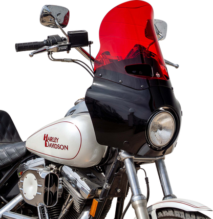 KLOCK WERKS Windshield - Road Warrior Fairing - 15" - Red KWW-06-0619