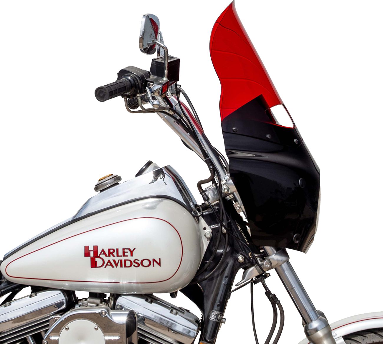 KLOCK WERKS Windshield - Road Warrior Fairing - 15" - Red KWW-06-0619