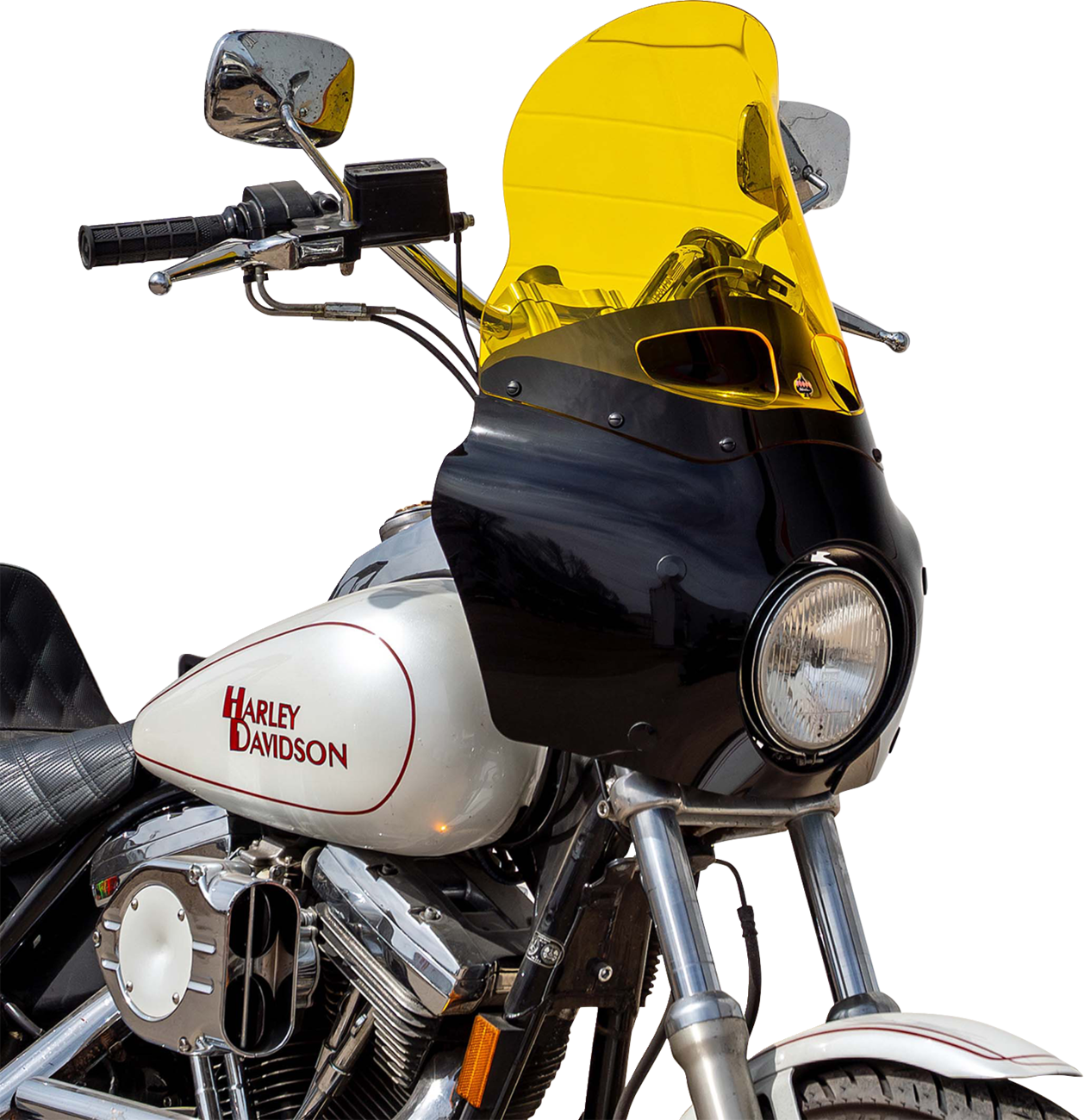 KLOCK WERKS Windshield - Road Warrior Fairing - 15" - Yellow KWW-06-0621
