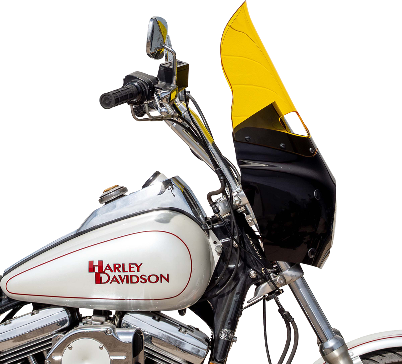 KLOCK WERKS Windshield - Road Warrior Fairing - 15" - Yellow KWW-06-0621