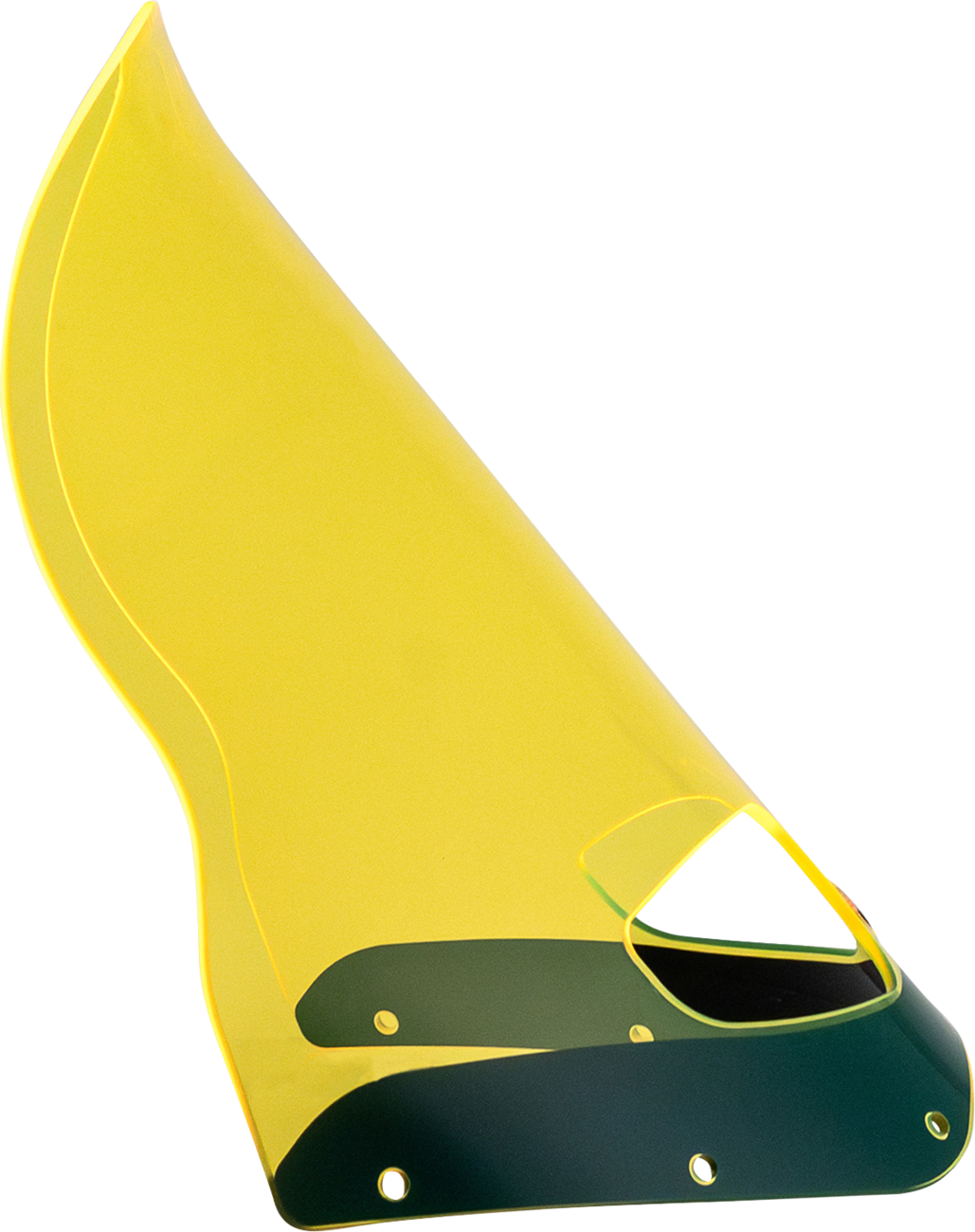 KLOCK WERKS Ice Flare® Windshield - 15" - Yellow Ice - Road Warrior Fairing KWW-06-0616