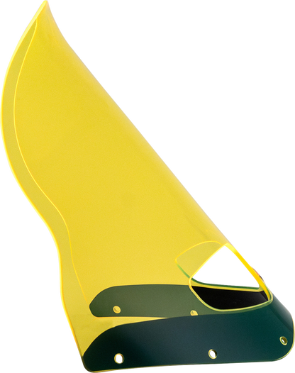 KLOCK WERKS Ice Flare® Windshield - 15" - Yellow Ice - Road Warrior Fairing KWW-06-0616