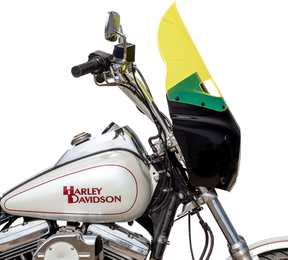 KLOCK WERKS Ice Flare® Windshield - 15" - Yellow Ice - Road Warrior Fairing KWW-06-0616