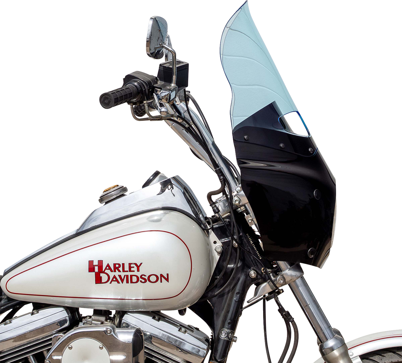 KLOCK WERKS Ice Flare® Windshield - 15" - Blue Ice - Road Warrior Fairing KWW-06-0618