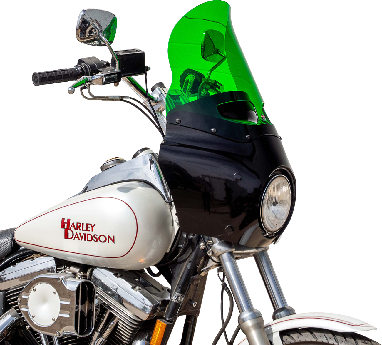 KLOCK WERKS Windshield - Road Warrior Fairing - 15" - Green KWW-06-0622
