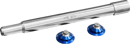 PAUL YAFFE BAGGER NATION Y-Axle with 12 Point Style Axle Cover Kit - Custom - Front - Blue - 1" PYO:YAXLE-07-TP-BE