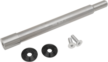 PAUL YAFFE BAGGER NATION Y-Axle with Smooth Style Axle Cover Kit - Custom - Front - Black - 1" PYO:YAXLE-07-SM-B