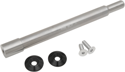 PAUL YAFFE BAGGER NATION Y-Axle with Smooth Style Axle Cover Kit - Custom - Front - Black - 1" PYO:YAXLE-07-SM-B