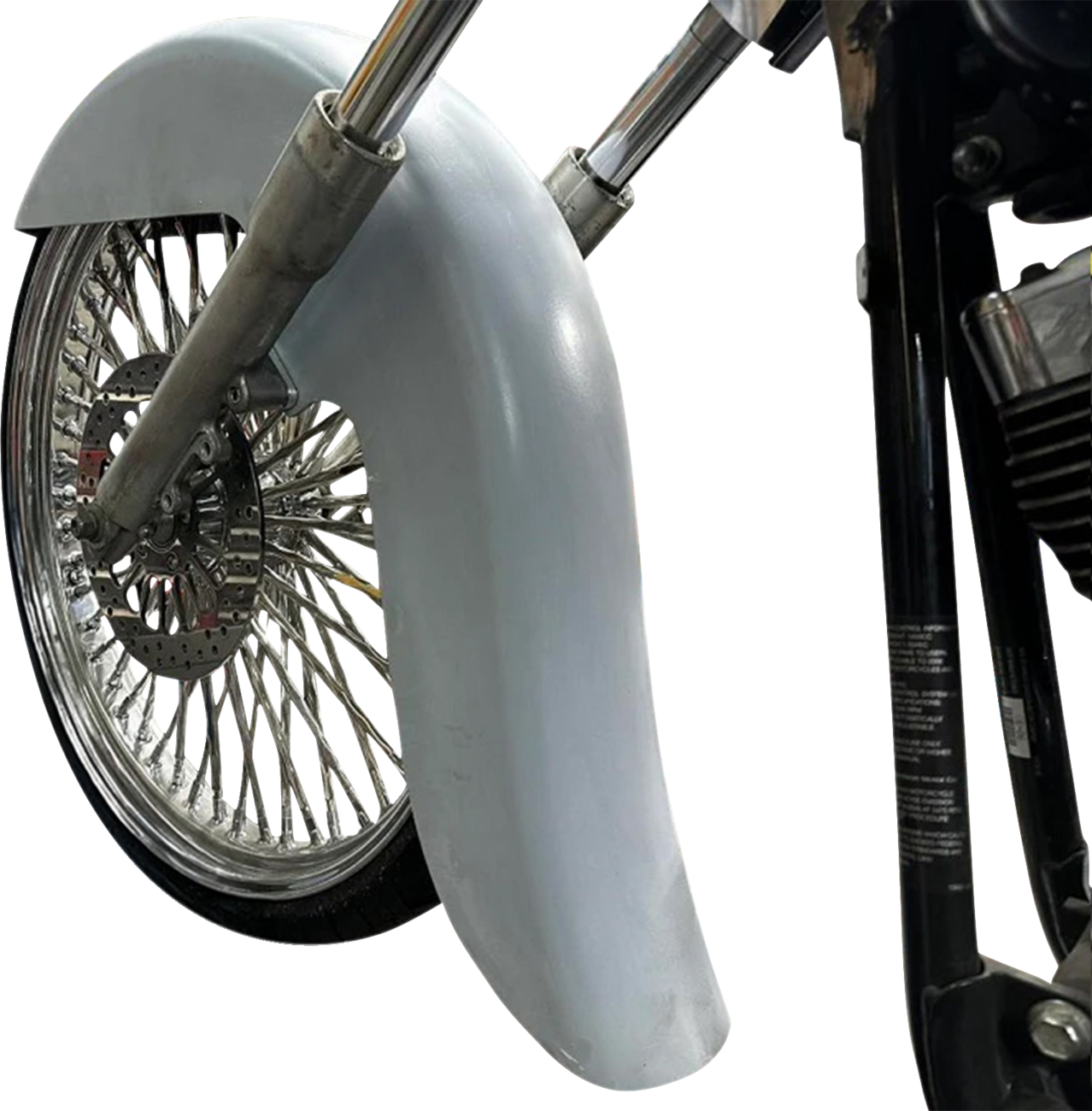 PAUL YAFFE BAGGER NATION El Rey Front Fender - 26" Wheel - With Satin Spacers - HD Touring PYO:ERFF-26-T
